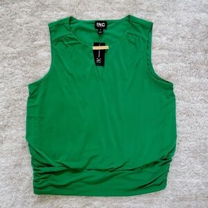 New INC Tank Top Emerald Greem